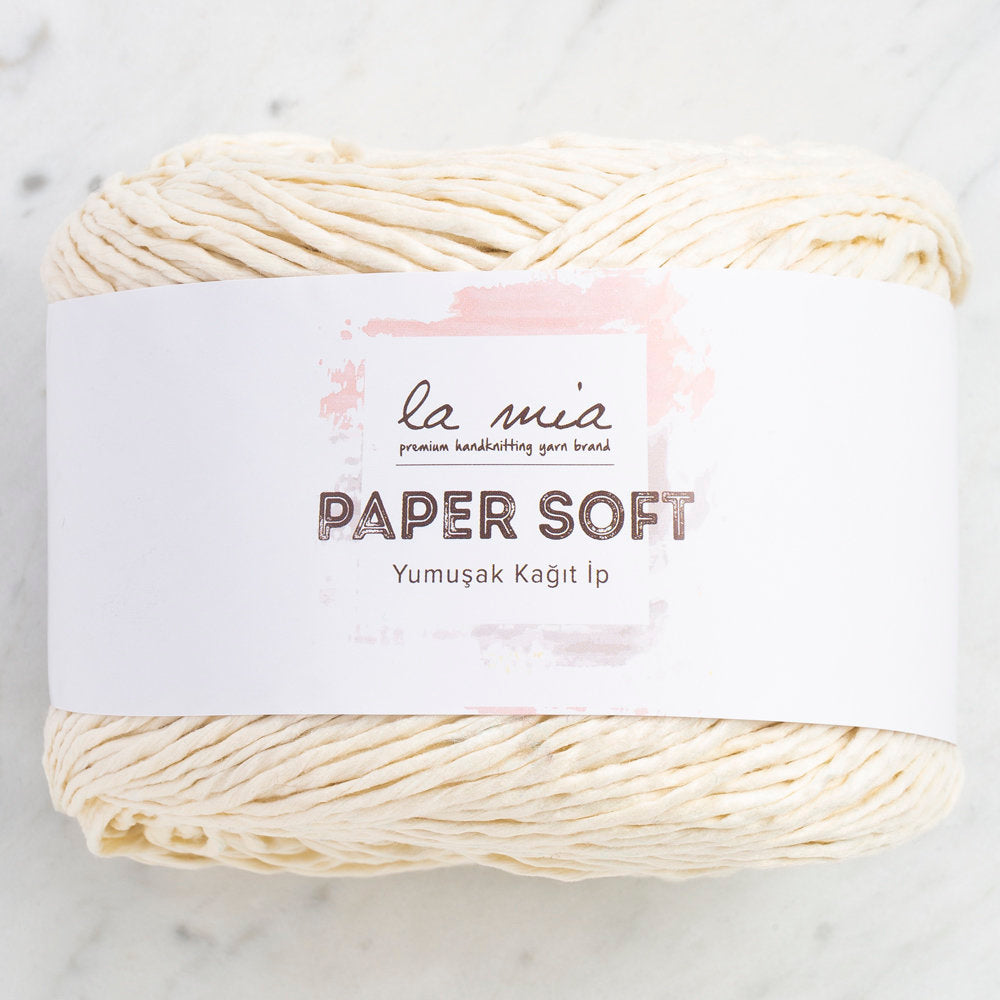 La Mia Paper Soft Krem Yumuşak Kapıt İp - L155